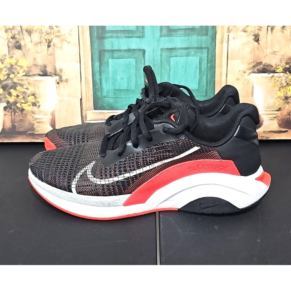 Nike ZoomX SuperRep Black Bright Crimson Women Shoes - Size‎ 9.5 Running Jogging